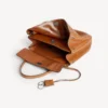 Bolso de mano «Rodeo» para mujer, tamaño mediano, en color marrón claro estilo vaquero