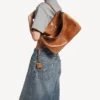 Bolso de mano «Rodeo» para mujer, tamaño mediano, en color marrón claro estilo vaquero