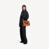Bolso de mano «Rodeo» para mujer, tamaño mediano, en color marrón claro estilo vaquero
