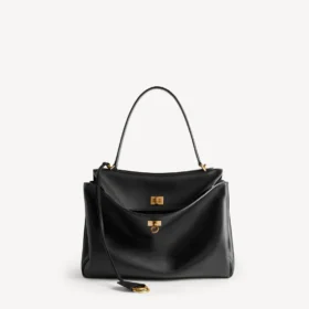 Bolso de mano Rodeo para mujer, tamaño mediano, en negro