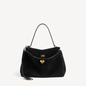 Bolso de mano Rodeo para mujer, tamaño mediano, en negro