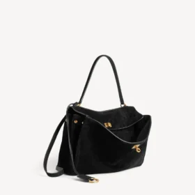 Bolso de mano Rodeo para mujer, tamaño mediano, en negro