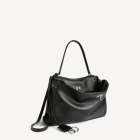 Bolso de mano Rodeo para mujer, tamaño mediano, en negro Bolso de mano Rodeo para mujer, tamaño mediano, en negro