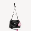 Bolso de mano «Rodeo» pequeño para mujer con colgantes, en negro Bolso de mano «Rodeo» pequeño para mujer con colgantes, en negro
