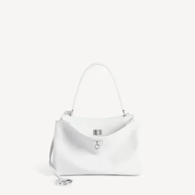 Bolso de mano Rodeo pequeño para mujer en blanco óptico