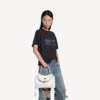 Bolso de mano Rodeo pequeño para mujer en blanco óptico Bolso de mano Rodeo pequeño para mujer en blanco óptico