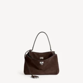 Bolso de mano Rodeo pequeño para mujer en color espresso claro