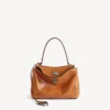 Bolso de mano «Rodeo» pequeño para mujer en color marrón claro estilo vaquero
