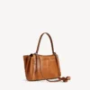Bolso de mano «Rodeo» pequeño para mujer en color marrón claro estilo vaquero