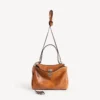 Bolso de mano «Rodeo» pequeño para mujer en color marrón claro estilo vaquero
