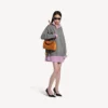 Bolso de mano «Rodeo» pequeño para mujer en color marrón claro estilo vaquero