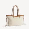 Bolso de playa Le City para mujer, tamaño mediano, en beige/camel Bolso de playa Le City para mujer, tamaño mediano, en beige/camel