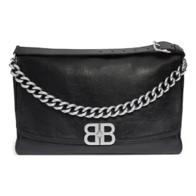 Bolso grande con solapa Bb Soft «Negro» 7484882AAI41000