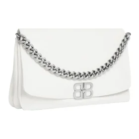 Bolso grande con solapa Bb Soft «Optic White» 7484882AAIY9001