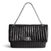 Bolso grande de cadena de Monaco acolchado «Negro» 7659332AASE1000