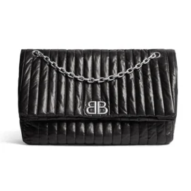 Bolso grande de cadena de Monaco acolchado «Negro» 7659332AASE1000
