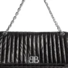 Bolso grande de cadena de Monaco acolchado «Negro» 7659332AASE1000