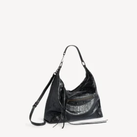 Bolso hobo «Le City» para mujer, tamaño mediano, en negro Bolso hobo «Le City» para mujer, tamaño mediano, en negro