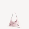 Bolso hobo «Le City» pequeño para mujer en rosa pétalo