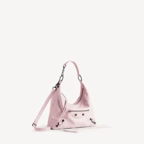 Bolso hobo «Le City» pequeño para mujer en rosa pétalo Bolso hobo «Le City» pequeño para mujer en rosa pétalo