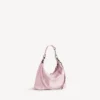 Bolso hobo «Le City» pequeño para mujer en rosa pétalo