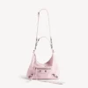 Bolso hobo «Le City» pequeño para mujer en rosa pétalo