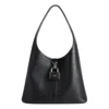 Bolso Hobo Locker mediano de estilo norte-sur «Negro» 7716362AAWC1000