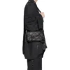 Bolso Le Cagole Xs con solapa y adornos «Negro» 7190822AAE31000