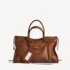 Bolso Le City grande para hombre en color caramelo