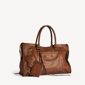 Bolso Le City grande para hombre en color caramelo