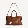Bolso Le City grande para hombre en color caramelo