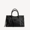 Bolso Le City grande para hombre en negro