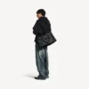 Bolso Le City grande para hombre en negro