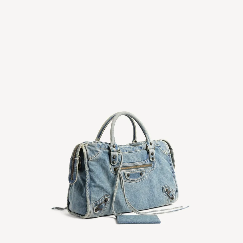 Bolso «Le City» mediano para mujer en azul Bolso «Le City» mediano para mujer en azul