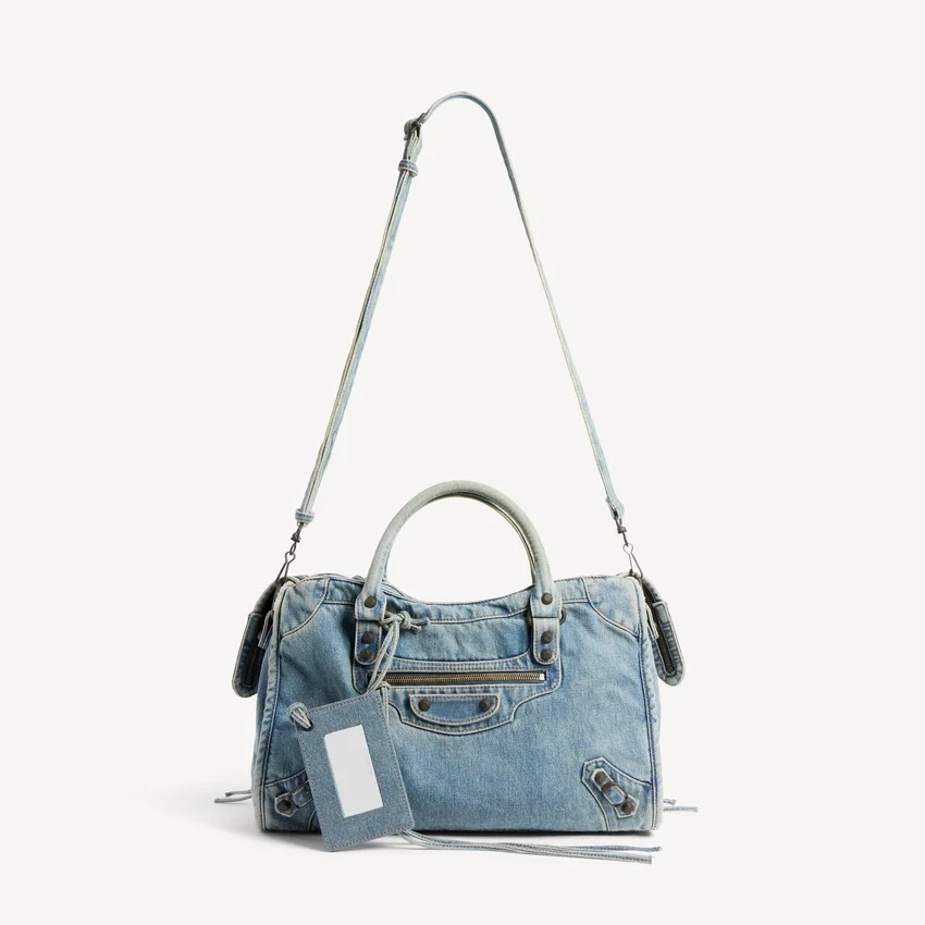Bolso «Le City» mediano para mujer en azul Bolso «Le City» mediano para mujer en azul
