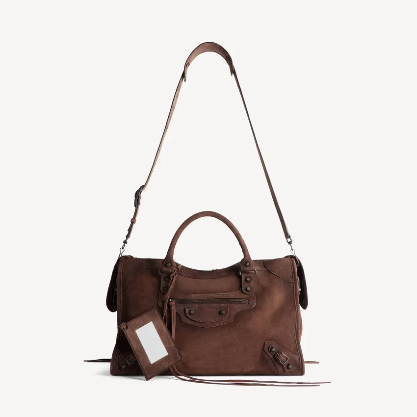 Bolso «Le City» mediano para mujer en color espresso claro Bolso «Le City» mediano para mujer en color espresso claro