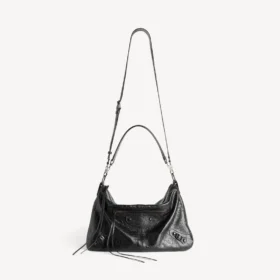 Bolso «Le City Moto» mediano para hombre en negro