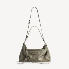 Bolso Le City Moto Medium para hombre en verde militar