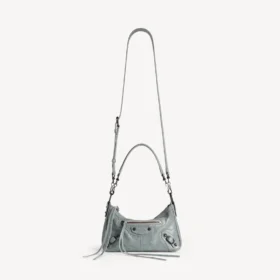 Bolso Le City Moto pequeño para hombre en azul grisáceo