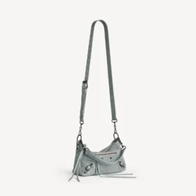 Bolso Le City Moto pequeño para hombre en azul grisáceo