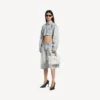 Bolso «Le City» para mujer, pequeño, con tachuelas gigantes y pedrería, en blanco óptico Bolso «Le City» para mujer, pequeño, con tachuelas gigantes y pedrería, en blanco óptico