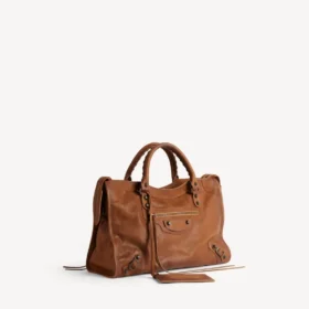 Bolso Le City para mujer, tamaño mediano, en color caramelo