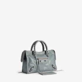 Bolso Le City pequeño para mujer en azul grisáceo