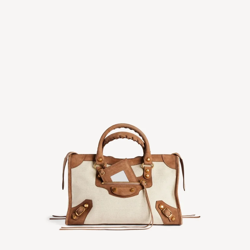 Bolso «Le City» pequeño para mujer en beige/camel Bolso «Le City» pequeño para mujer en beige/camel