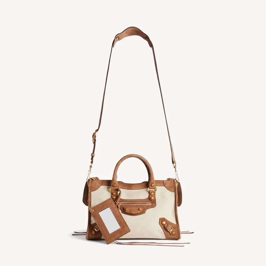 Bolso «Le City» pequeño para mujer en beige/camel Bolso «Le City» pequeño para mujer en beige/camel