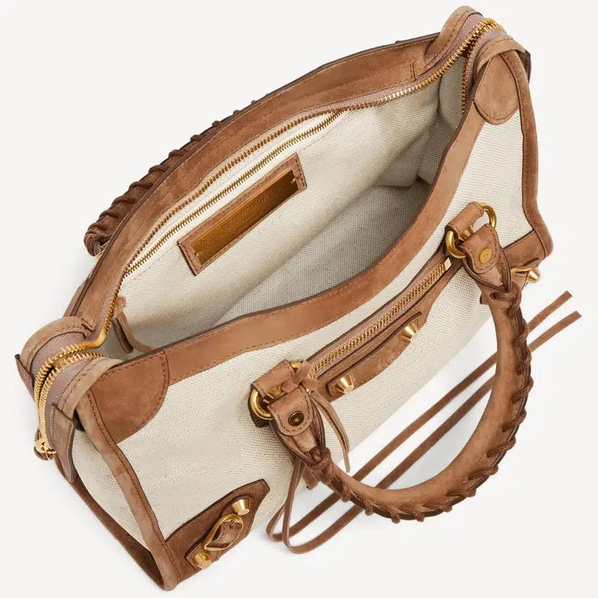 Bolso «Le City» pequeño para mujer en beige/camel Bolso «Le City» pequeño para mujer en beige/camel