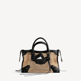 Bolso «Le City» pequeño para mujer en color natural/negro