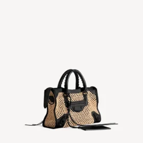 Bolso «Le City» pequeño para mujer en color natural/negro