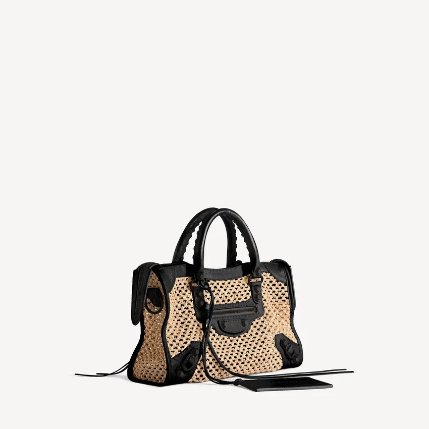 Bolso «Le City» pequeño para mujer en color natural/negro Bolso «Le City» pequeño para mujer en color natural/negro