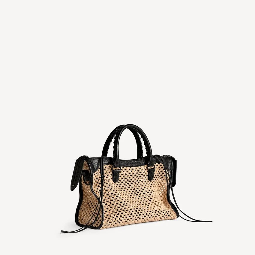 Bolso «Le City» pequeño para mujer en color natural/negro Bolso «Le City» pequeño para mujer en color natural/negro